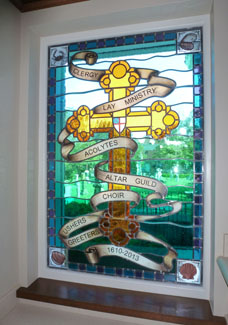 stained glass - Historic St. John's Church - Hampton, VA